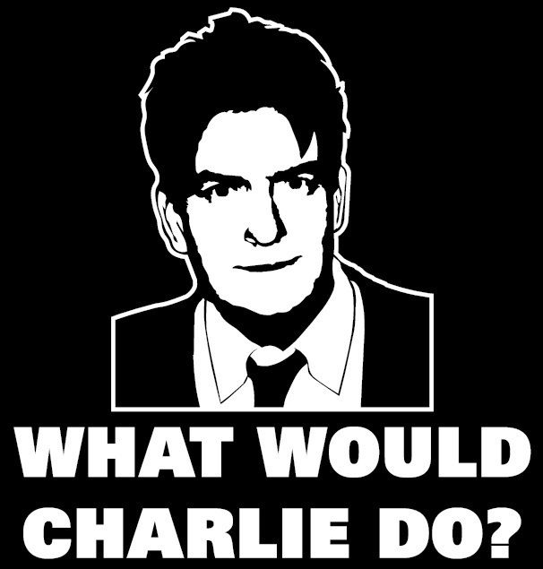 Winning T Shirt Charlie Sheen Funny Two Half Men 007J  