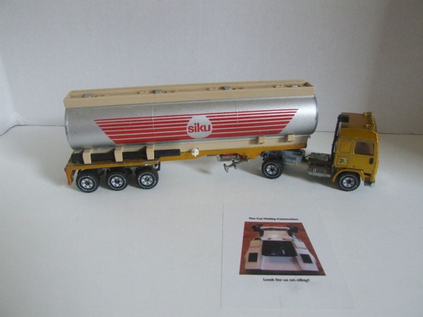 Siku Vintage Volvo F12 Turbo 6 Globetrotter Tanker Truck 155 Made in 