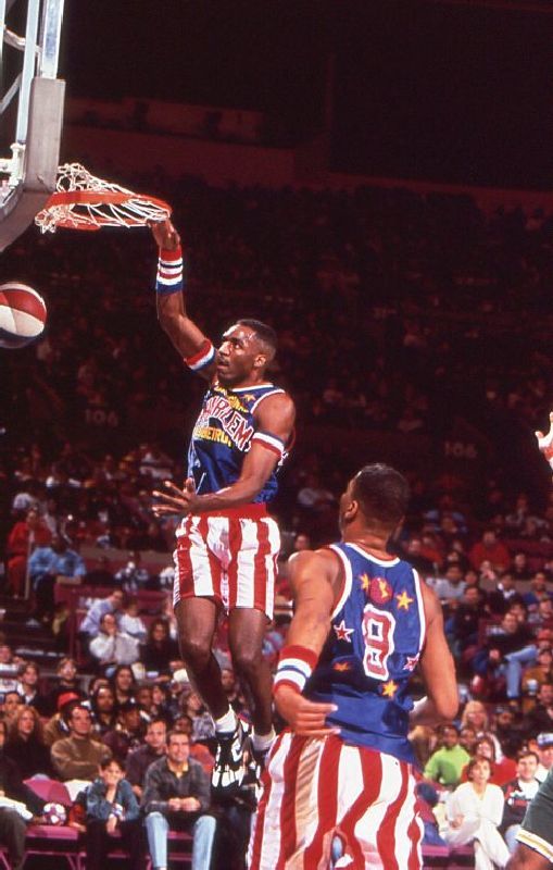 Orig 35mm Transparency Globetrotter Dajuan Eubanks  