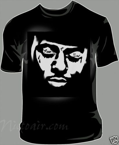 Lil Wayne T shirt Airbrushed Stencil airbrush  