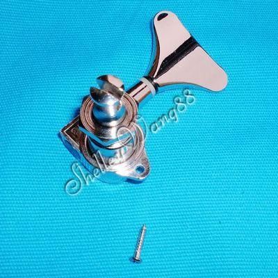 4L Inline Chrome Bass Tuner Machine Head Tuning Peg Set  