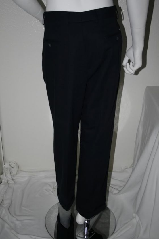 FACONNABLE Albert Goldberg Men Black SLACKS Pants Sz 32  