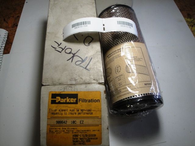 This auction is for 1 Parker Hydraulic filter 908642 10C EZ NIB New 