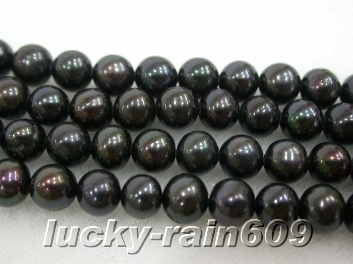 piece AA black freshwater pearls loose beads  