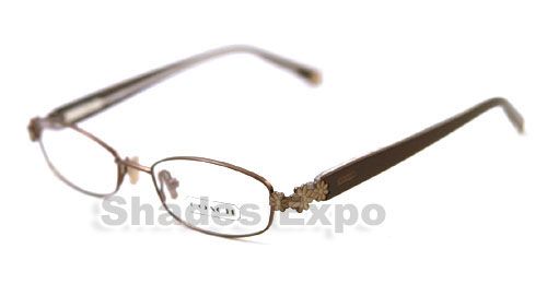 NEW COACH EYEGLASS JEAN 1006 BROWN OPTICAL RX TAN AUTH  