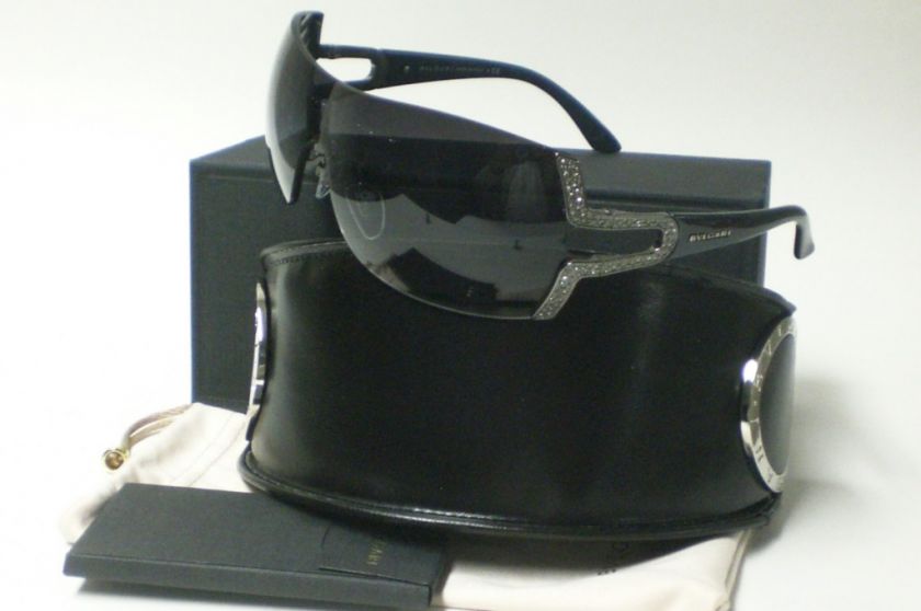 BVLGARI BV6038 B BV 6038B BLACK 103/8G SUNGLASSES 6038  