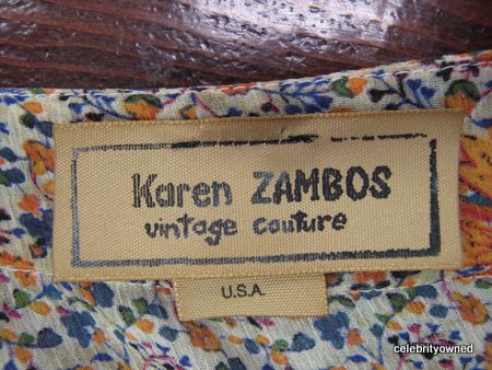 Karen Zambos Vintage Couture Pasiley V Neck Tunic P  