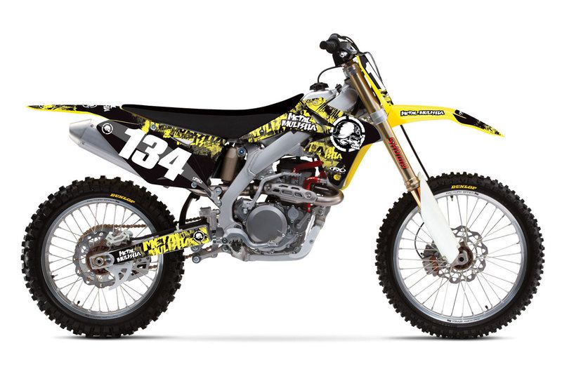 Factory Effex Metal Mulisha Shroud+Airbox Graphic Kit for Suzuki 