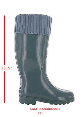 NEW LADIES RUBBER WELLINGTON SNOW WELLY BOOTS SIZES 3 8  