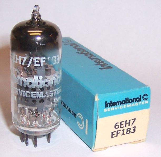 NEW IN BOX INTERNATIONAL 6EH7 / EF183 RADIO TUBES  