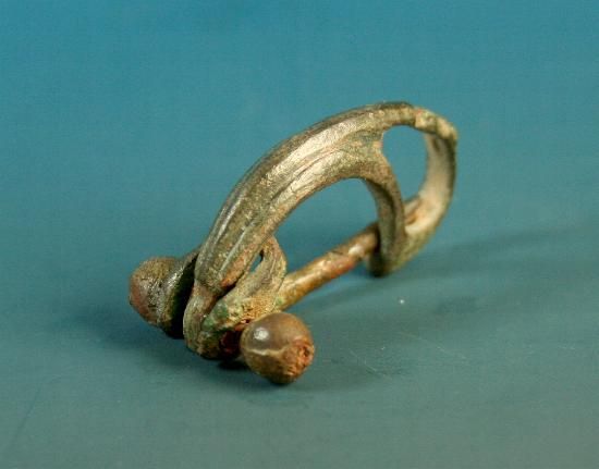 RARE CELTIC IRON AGE BRONZE BROOCH (E148)  