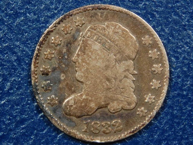 1832 LM 9.1 R7 Bust Half dime, orig vg+ (estatesale)  