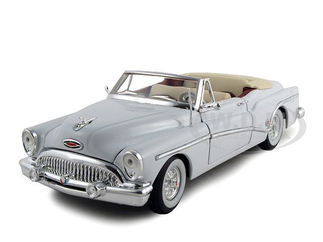 1953 BUICK SKYLARK WHITE 132 DIECAST MODEL CAR  