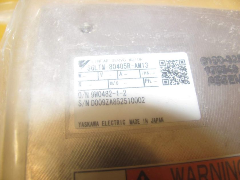 Yaskawa Linear Magnet Trk. SGLTM 80405R AM13 0190 32507  