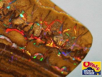 SPECTACULAR GEM COLORS * 30ct YOWAH BOULDER OPAL, VIDEO  