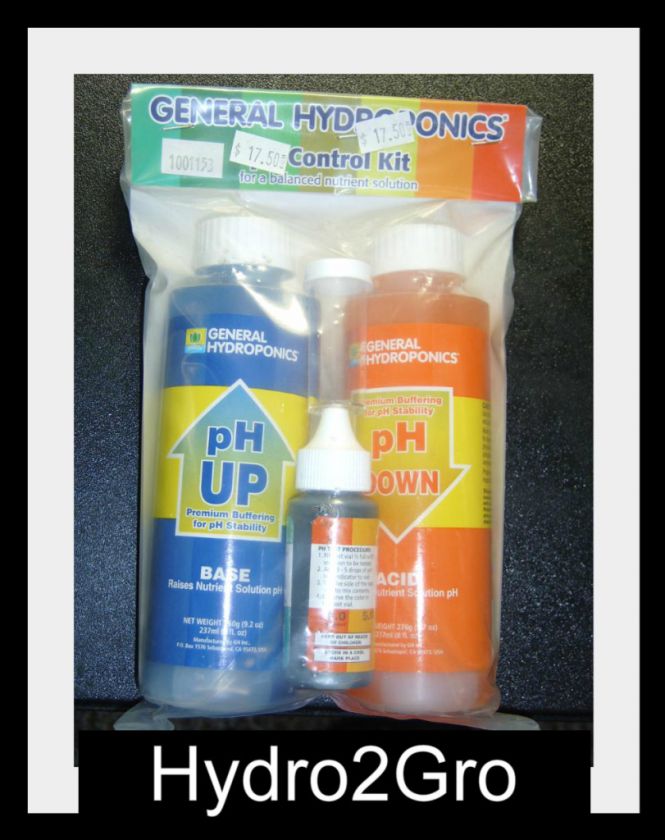   HYDROPONICS 8 oz pH UP & DOWN CONTROL TEST KIT Hydro garden  