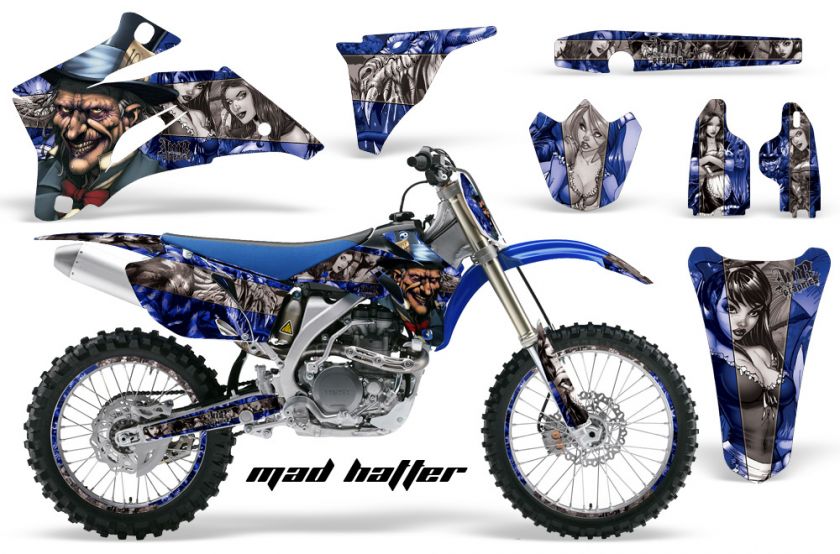   STICKER DECAL GRAPHIC BACKGROUND KIT YAMAHA YZ450 YZ YZ250 06 09 MHUSS