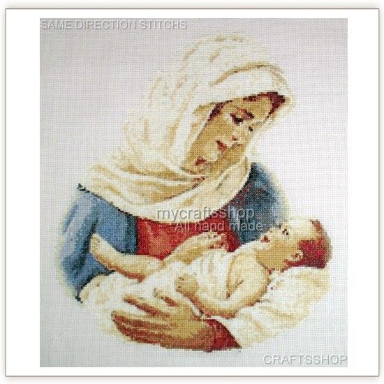 PREORDER FINISHED COMPLETED CROSS STITCH Mother  