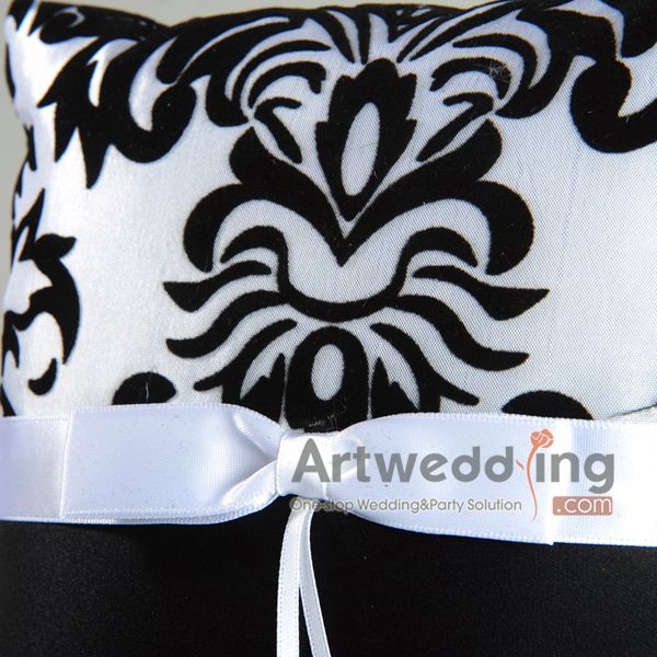 White/Black Printing Set wedding Guest Book Pen,Garter,Ring Pillow 