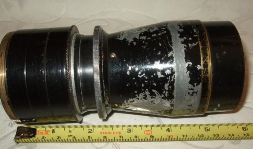 Long ANTIQUE PHOTOGRAPHY Vintage CAMERA LENS.F 32.Length = 140 mms 