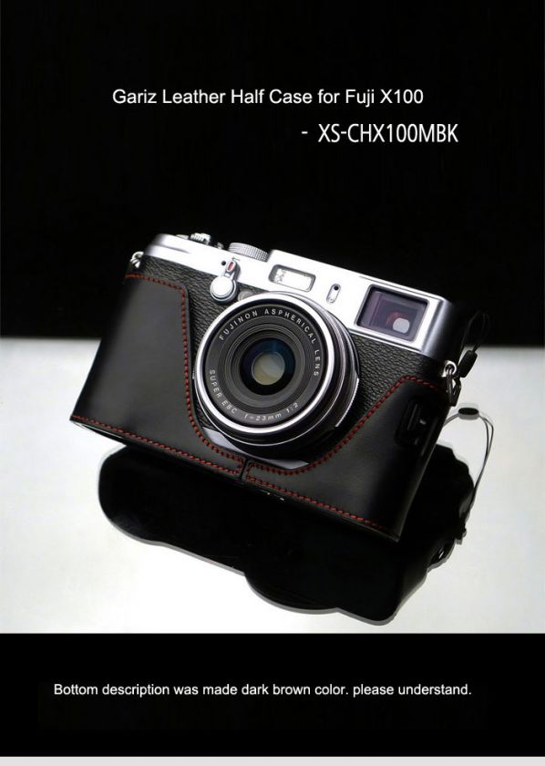 New Gariz Black Leather Case XS CHX100MBK fr Fuji X100  