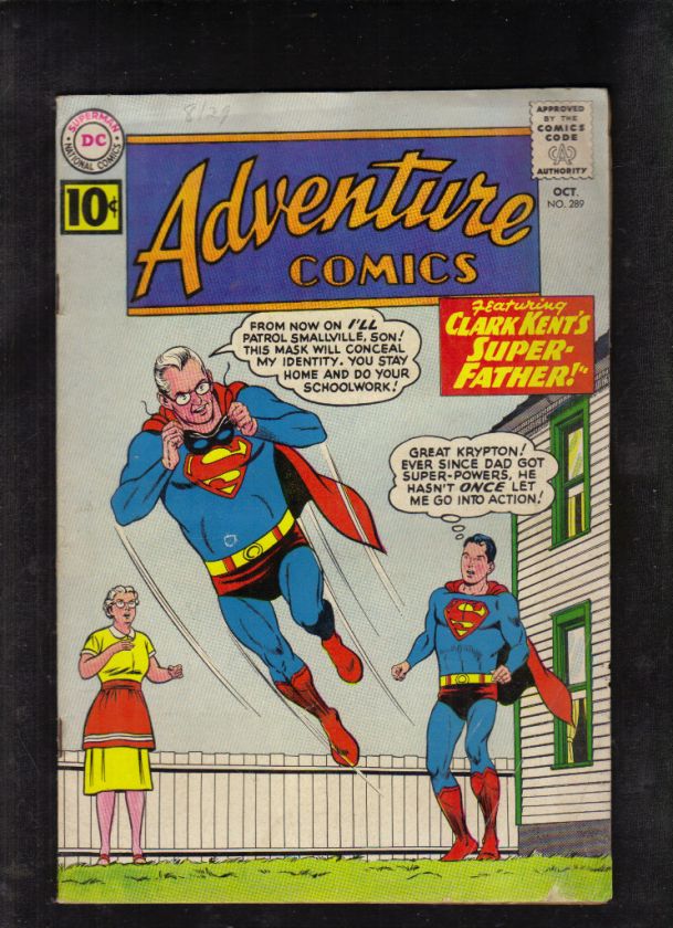 ADVENTURE #289 VG  (BIZARRO WORLD) 1961 DC  