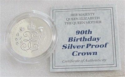 FOR SALE ENGLAND SILVER COIN , 5 POUNDS IN PROOF MS63 CONDITION 