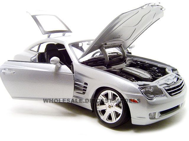 CHRYSLER CROSSFIRE SILVER 1/18 DIECAST MODEL CAR  