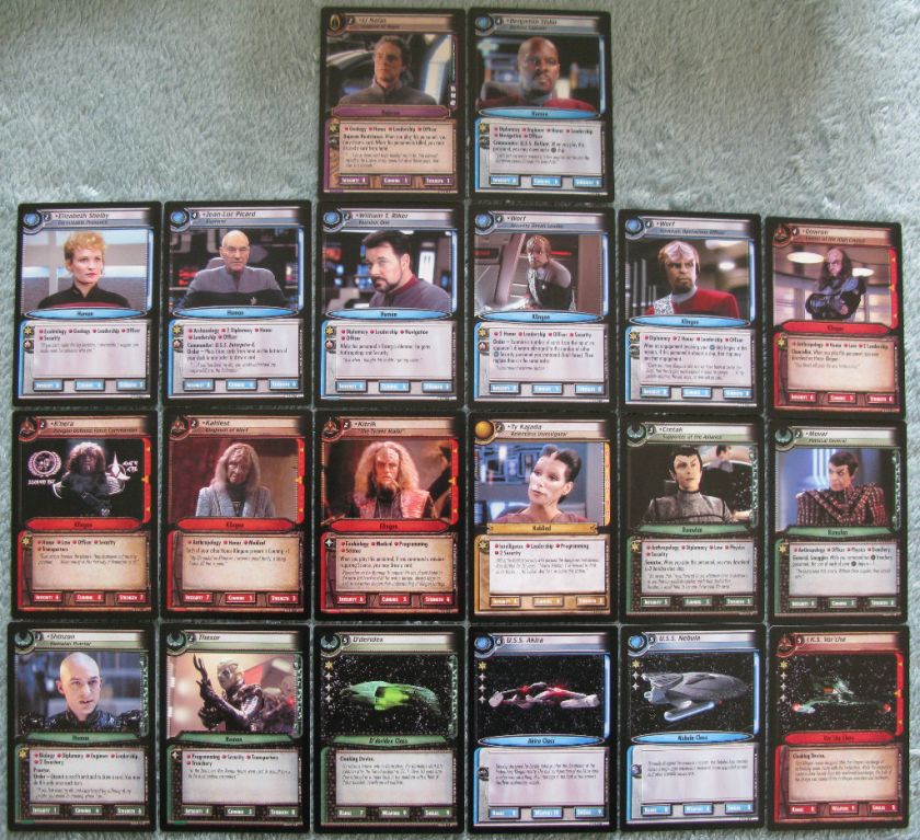 Star Trek CCG 2nd Edition (2E) Premiere Starter Cards Part 2/2  