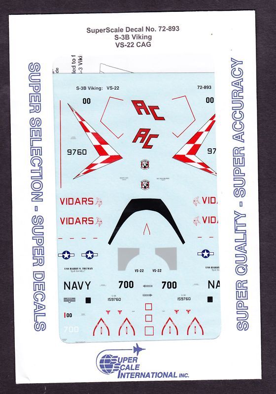 72 S 3B Viking VS 22 CAG Superscale 72893  