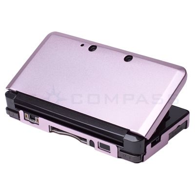 Red Aluminum Hard Case Cover For Nintendo 3DS  