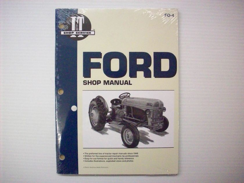 NEW IT MANUAL FORD 2N, 8N, 9N # FO 4   pm  