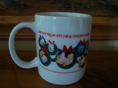 DISNEY 1993 MGM STUDIOS THEME PARK Christmas Mug/Cup  