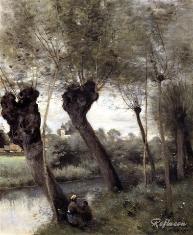 TitleSaint Nicholas les Arras; Willows on the Banks of the Scarpe