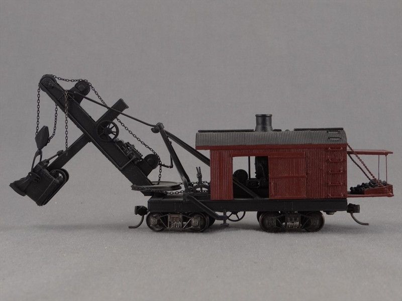 DTD TRAINS   HO SCALE   CUSTOM STEAM SHOVEL CAR   UNDECORATED   MODEL 