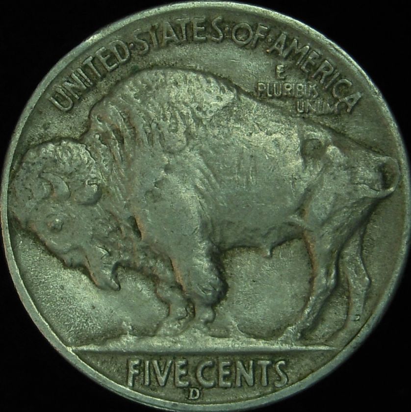 1938 D AU Buffalo Nickel     