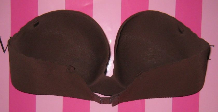 34C   VICTORIA SECRET EMBRACE STRAPLESS CONVERTIBLE PUSH UP BRA  