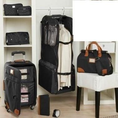 JOY MANGANO ROLLER WHEELED 21 CARRY ON OVERNIGHTER LUGGAGE SUITCASE 