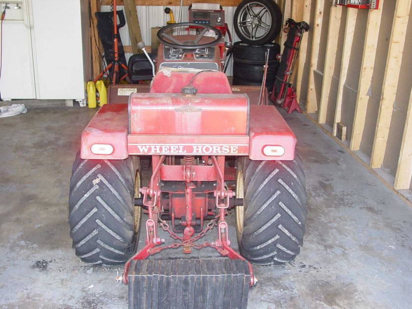 1974 Wheel Horse D 180 Tractor with Snow Blade  