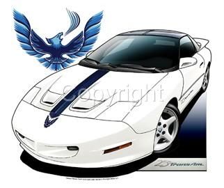   Firebird Trans Am 25th Anniversary T SHIRT #9465 Pontiac GM NWT  