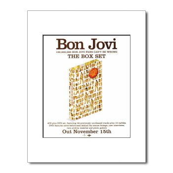 BON JOVI   Bounce Tour 2003   Matted Mini Poster  