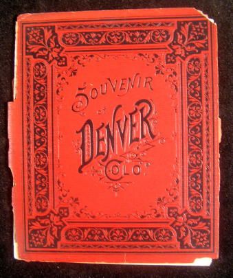   of Denver Colorado c.1885 lithographed views by Appel & Co clothiers