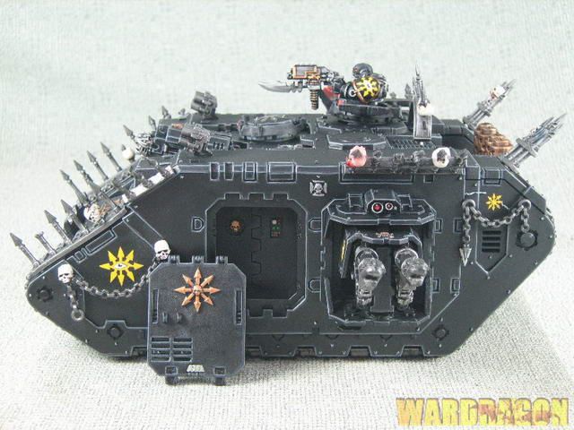 Warhammer 40K WDS painted Chaos Space Marines Land Raider a53  