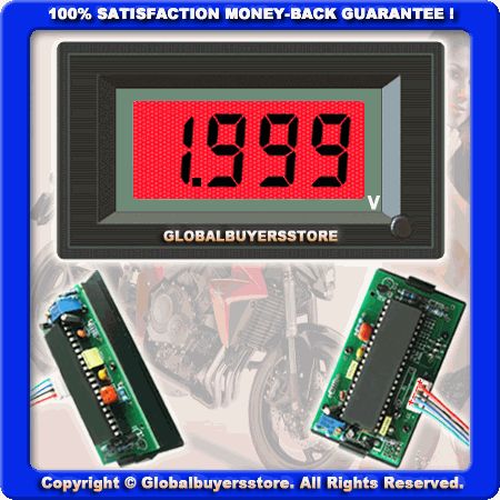   DIGITAL PANEL METER BATTERY GAUGE CURRENT AMP AMMETER CAR MPV SUV RV