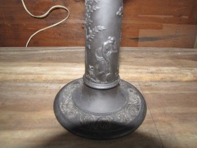 Antique Wedgewood Black Basalt Candlesticks  