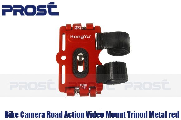 Bicycle Camera Road Action Video Mount Tripod Metal Red  