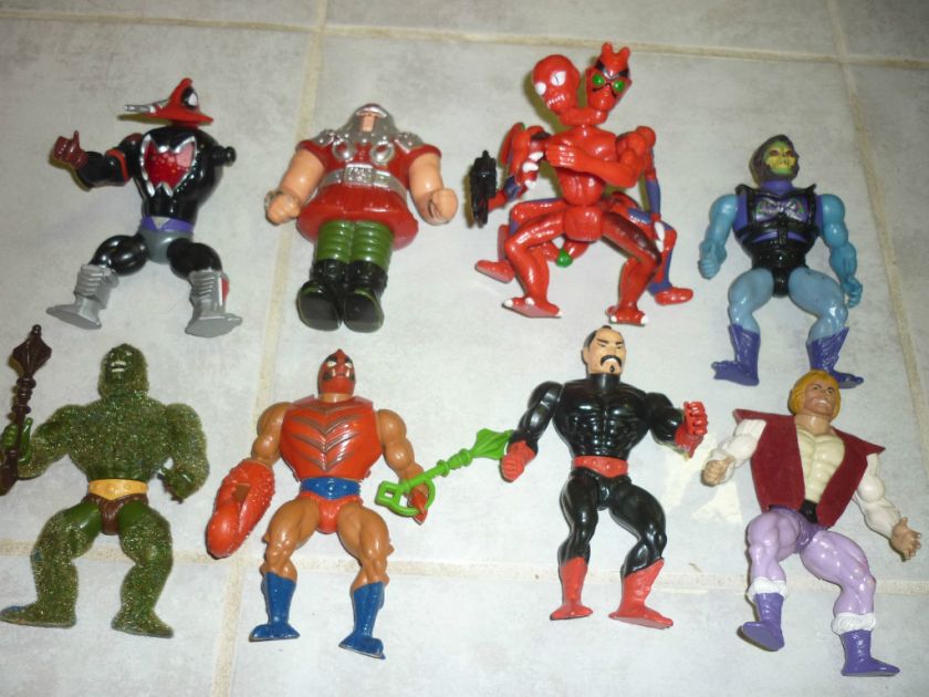 MOTU Ram Man/Skeletor/Modulok/Prince Adam/Clawful/Moss Man/Mosquitor 