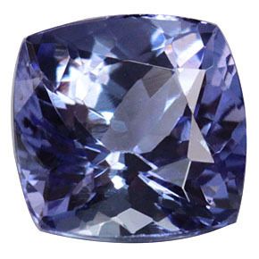 10ct VVS Cushion Portuguese Bluish Purple Tanzanite  