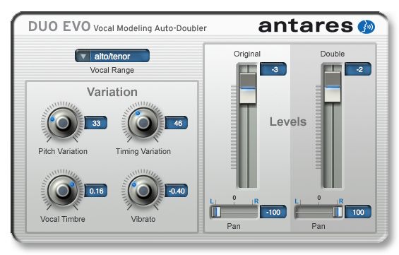 DUO Evo Antares Vocal Modeling Auto Doubler   E Mail  