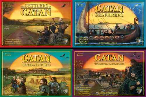 SETTLERS OF CATAN(4 Pack) Base Game + Expansions 4th Ed  